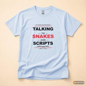 Camiseta de Python Whisperer / Ingeniero de Software / Programador / Desarrollador imagen 9