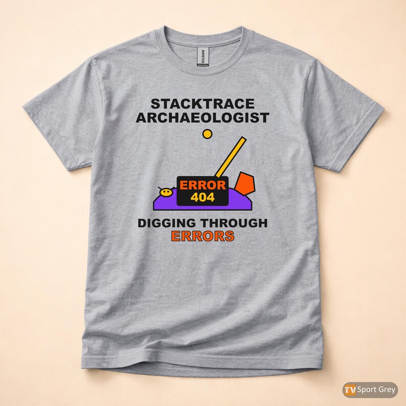 スタックトレース考古学者／開発者デバッグTシャツ／プログラマーユーモアTシャツ 画像 8