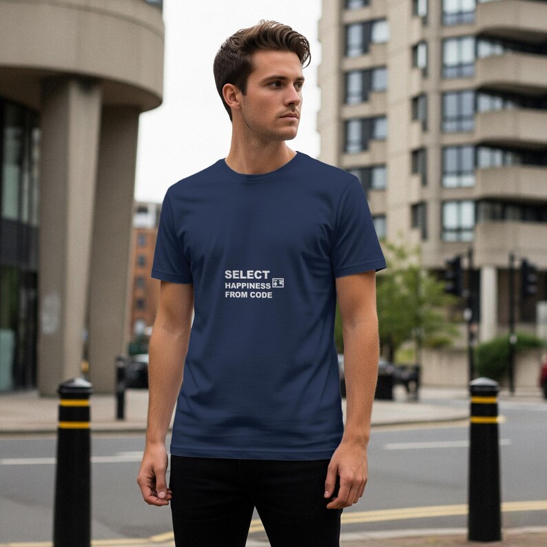 SELECT Happiness FROM Code / Programmer Shirt / Developer Gift / Coder Tee / Software Engineer Apparel image 5