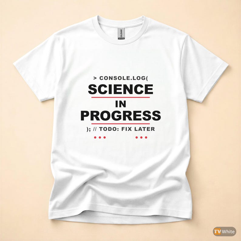 Alles protokollieren / JavaScript-Entwickler / Webentwickler-T-Shirt Bild 7