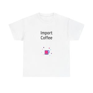 Kaffee importieren / Python-Entwickler-Shirt / Python-Programmierer-T-Shirt / Geschenk für Python-Fans / Python-Coder-T-Shirt Bild 13