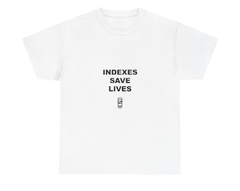 Indexes Save Lives / Programmer Shirt / Database Shirt / Developer Gift / Coder Tee