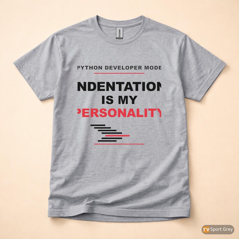 Python Developer Fashion / Bold Typography / Programmer T-Shirt / Coder Tee image 8