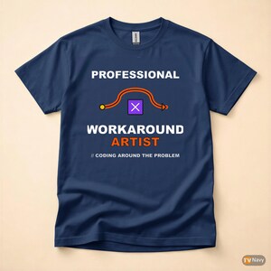 Problemumgehung durch Programmierung / Entwicklerprogrammierer / Lustiges Tech-Shirt Bild 4