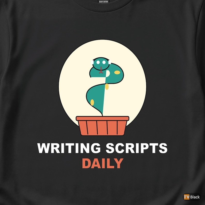 Camiseta de desarrollador Python / encantador de serpientes / ingeniero de software imagen 2