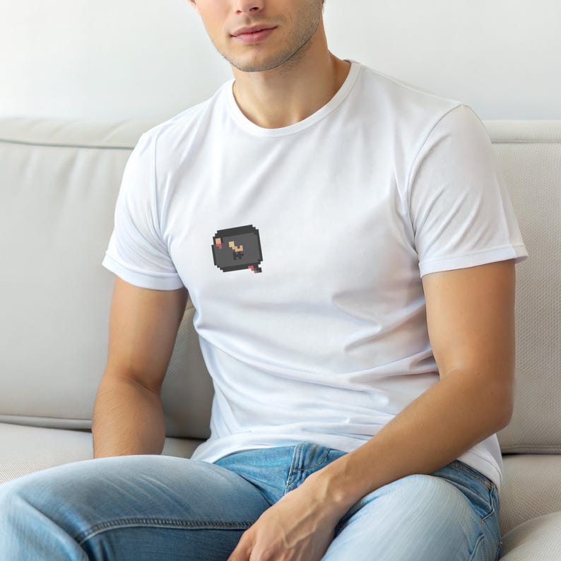Commit Message Artist / Programmer Git / Developer Retro Tee afbeelding 2