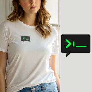 LLM Whisperer / KI-Entwickler-T-Shirt / Minimalistisches Hacker-Logo / Programmierer-Geschenk