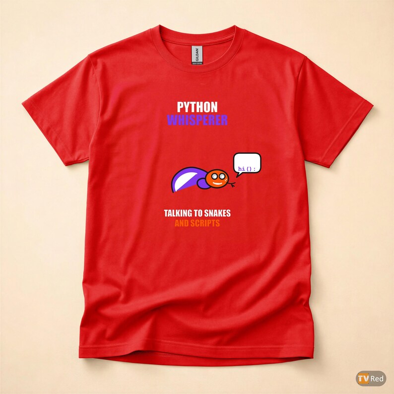 Python Whisperer / Developer Programmer / Coding Humor Tee / Software Engineer Gift afbeelding 5