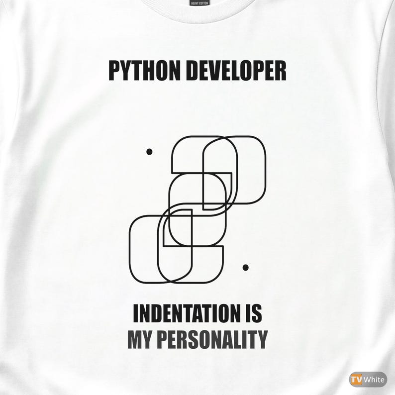 Python Developer Fashion / Programmer Humor / Coding T-Shirt / IT Gift image 2