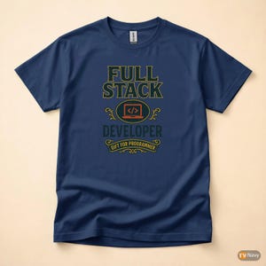 Full Stack Developer / Retro Graphic / Programmer T-Shirt / Coder Gift image 4