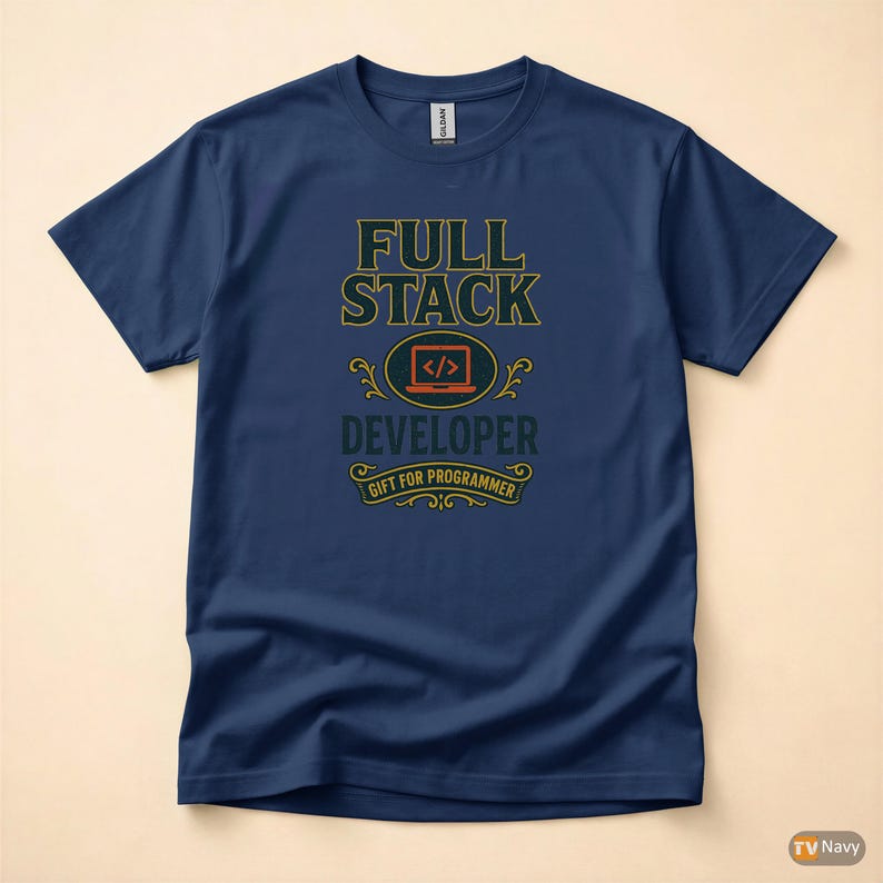 Full Stack Developer / Retro Graphic / Programmer T-Shirt / Coder Gift image 4