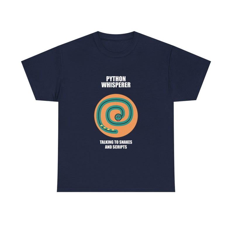 Python-Flüsterer-T-Shirt / Programmierer-T-Shirt / Geschenk für Entwickler und Coder Bild 5