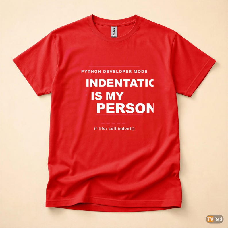 Mode für Python-Entwickler / Programmierer-T-Shirt / Geschenk für Coder / T-Shirt mit auffälliger Typografie Bild 5