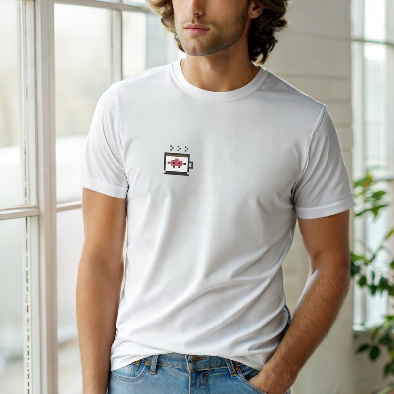 Kodtrollkarl / Programmerare T-shirt / Utvecklare Kodare Retro T-shirt / Tech Humor bild 6