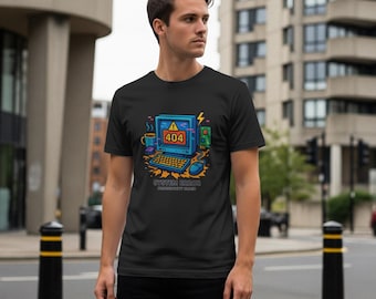 System Error 404 Productivity Crash / Programmer Shirt / Developer Tee / Coder Gift / Tech Humor