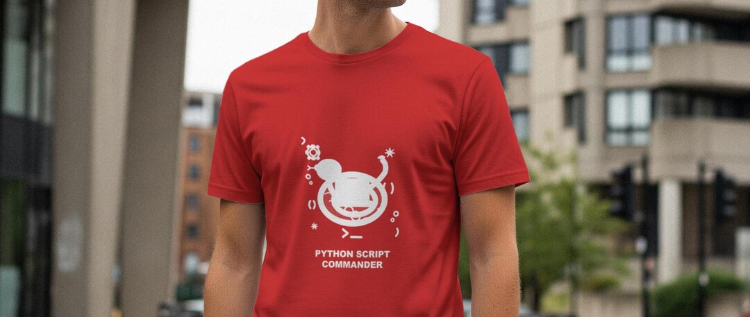 Python Script Commander / Programmer Shirt / Coding Tee / Developer ...