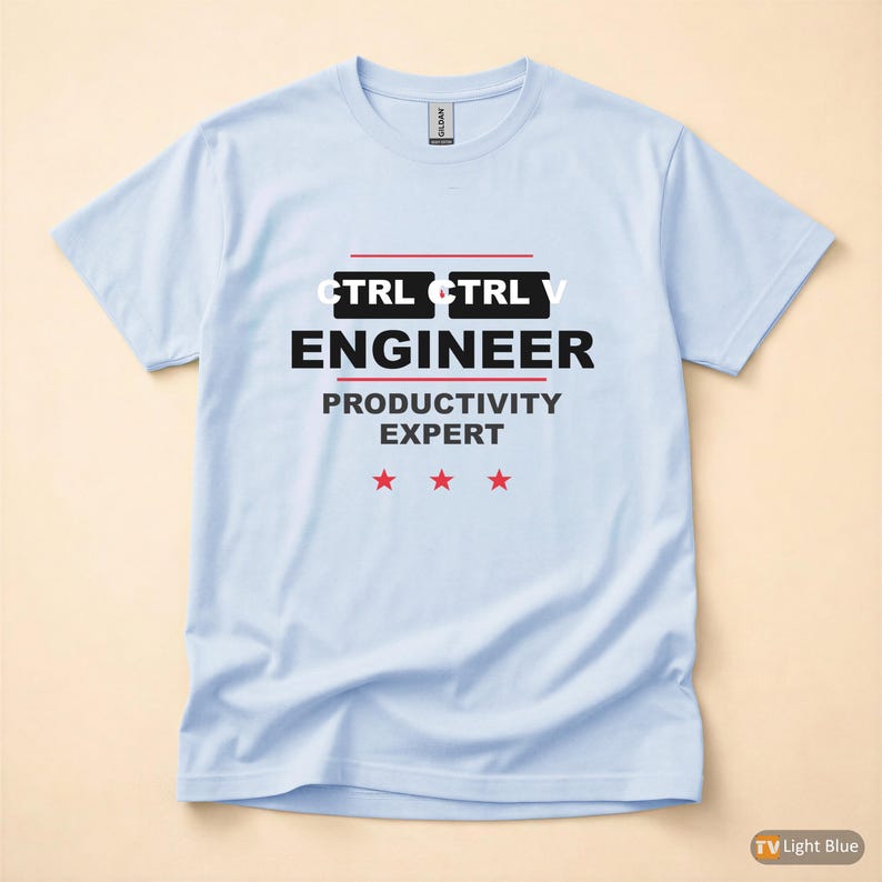Ctrl C Ctrl V Engineer / Programmer T-Shirt / Developer Coding Humor Tee image 9