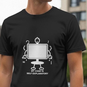 Mi código se explica por sí solo / Camiseta de programador / Regalo para programadores / Camiseta de desarrollador / Camiseta divertida de tecnología
