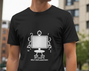 Mi código se explica por sí solo / Camiseta de programador / Regalo para programadores / Camiseta de desarrollador / Camiseta divertida de tecnología
