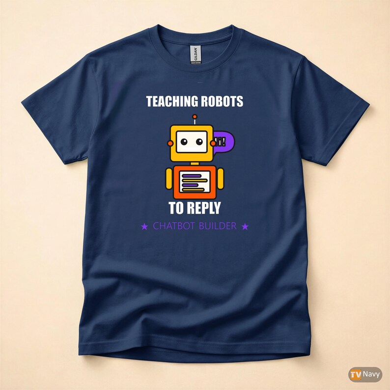 Chatbot Builder / AI Developer / Programmer T-Shirt / Funny Coder Gift image 4