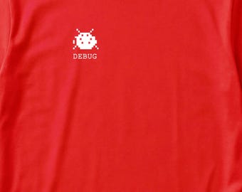 Eat Sleep Debug Repeat / Programmer T-Shirt / Retro Developer Tee