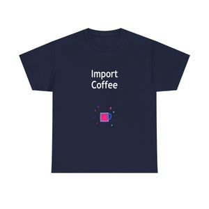 Kaffee importieren / Python-Entwickler-Shirt / Python-Programmierer-T-Shirt / Geschenk für Python-Fans / Python-Coder-T-Shirt Bild 7