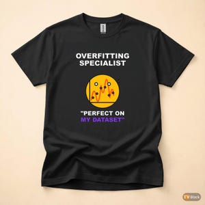 過学習スペシャリスト／機械学習開発者／AIプログラマーTシャツ