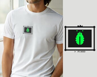 Commit Message Artist / Programmer Git Developer / Minimal Hacker Logo Tee