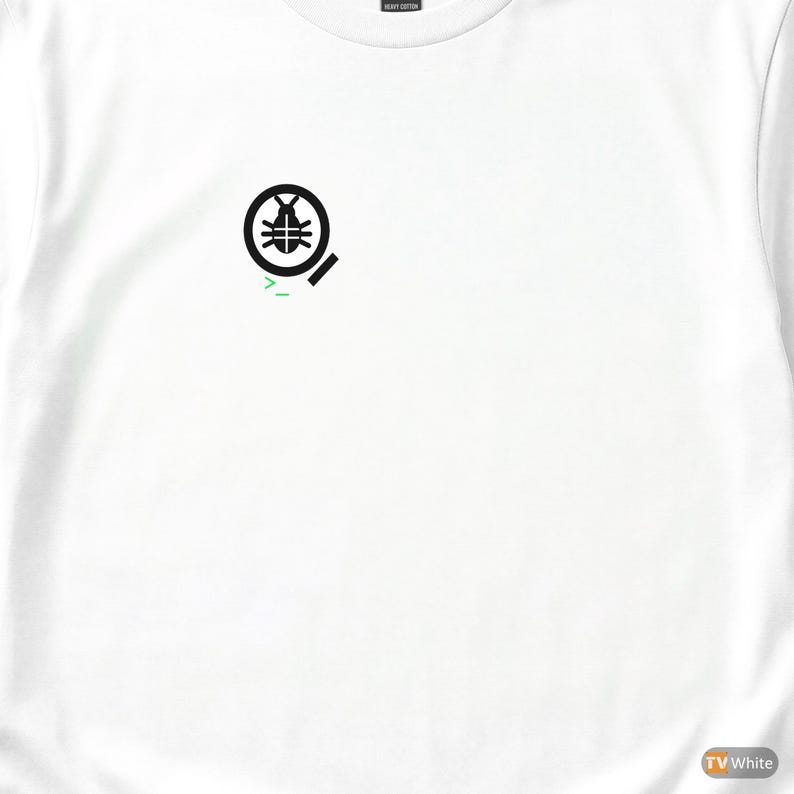 Python Debugger / Developer T-Shirt / Minimal Hacker Logo / Coder Gift image 1