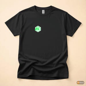 JavaScript Made Me Do It / Web Developer / Hacker Coder T-Shirt afbeelding 3