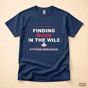 Camiseta de depurador/desarrollador de Python / Humor para programadores / Camiseta de programación imagen 4