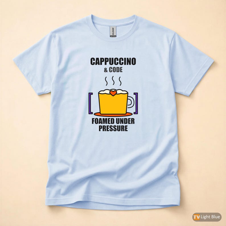 Cappuccino and Code / Programmer T-shirt / Developer Coffee Tee / Coder ...