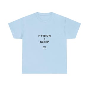 Python > Sommeil / T-shirt Programmeur / T-shirt Codage / Cadeau Développeur / T-shirt Tech Humour image 10