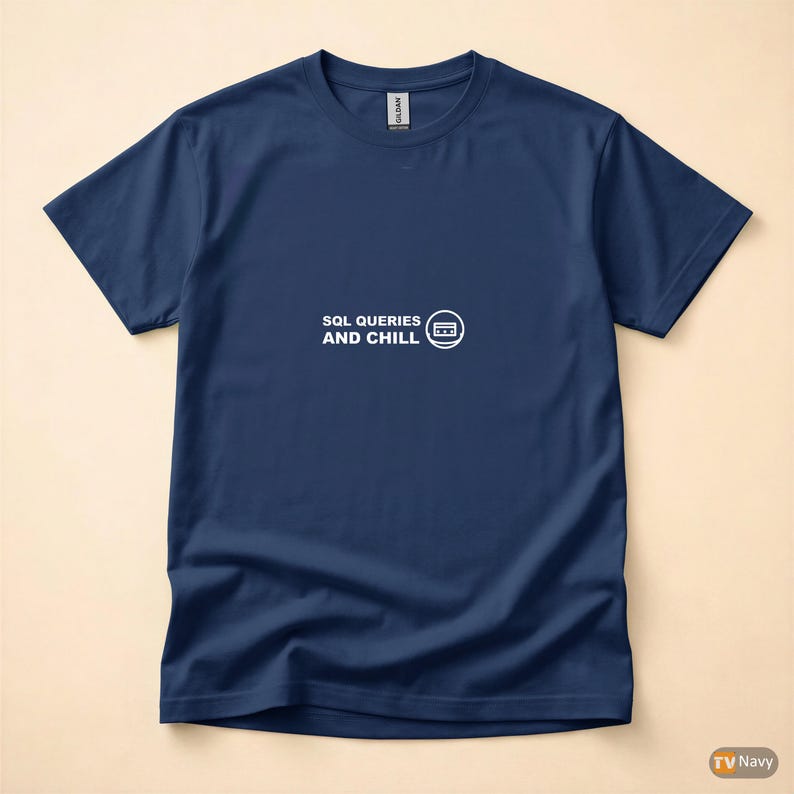 Camiseta "Consultas SQL e Relaxamento" / Camiseta para Desenvolvedor SQL / Camiseta para Programador de Banco de Dados / Presente para Engenheiro de Dados / Roupa com Humor SQL imagem 4