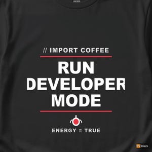 Café para Programador Python / Importar Energia / Camiseta para Desenvolvedor/Codificador imagem 2