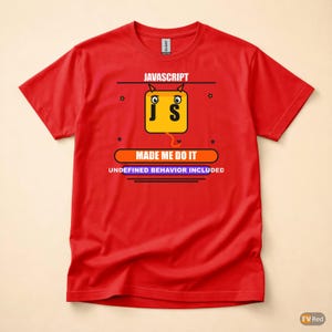 Camiseta "JavaScript Me Obrigou a Fazer Isso" / Desenvolvedor Web / Programador imagem 5