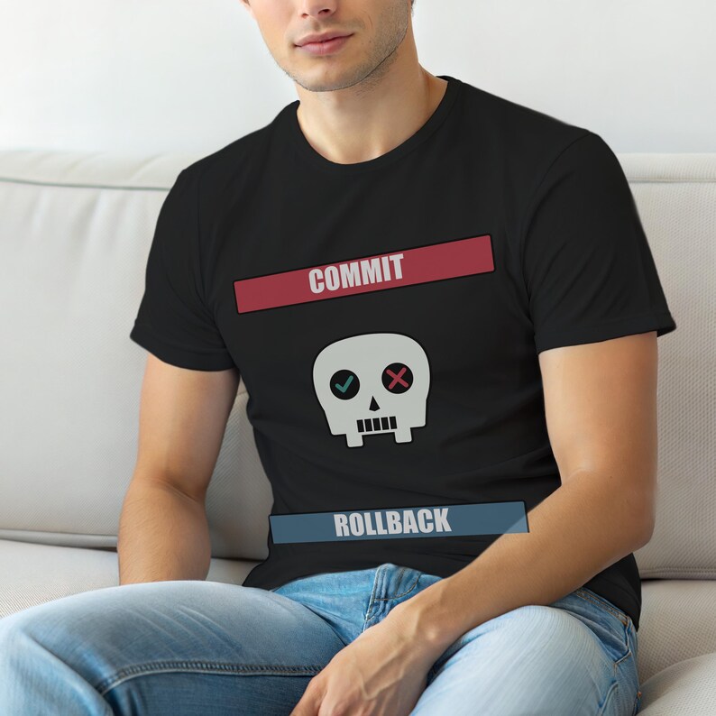 Commit Or Rollback / Développeur SQL / Administrateur de base de données / Programmeur Tee image 1