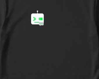 Chatbot Builder / Minimal Hacker Logo / Developer T-Shirt / AI Programmer Tee