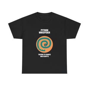 Python-Flüsterer-T-Shirt / Programmierer-T-Shirt / Geschenk für Entwickler und Coder Bild 2