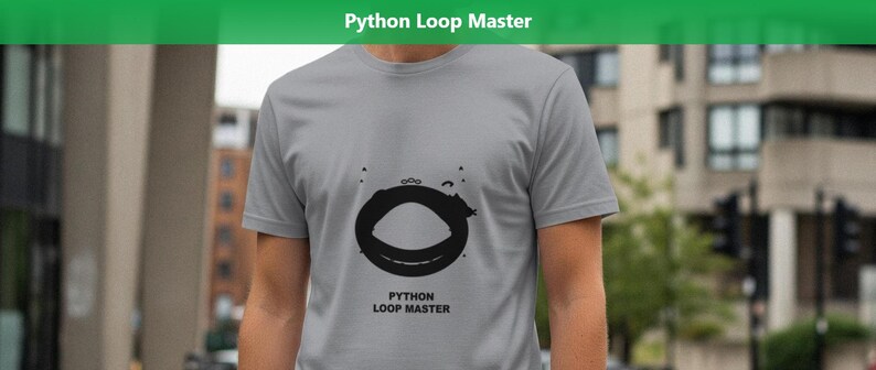 Python Loop Master / Programmer Shirt / Coding Tee / Developer Gift / Geek Apparel image 1