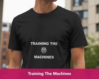 Camiseta de entrenamiento para máquinas / Camiseta de programador / Camiseta de codificación / Regalo para desarrolladores / Ingeniero de software