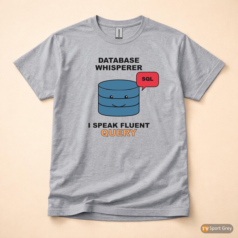 T-shirt « Expert en bases de données / Administrateur SQL / Développeur » image 8