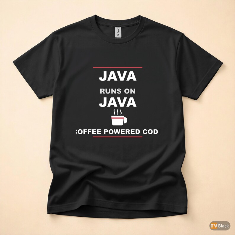 Java se ejecuta en Java / Humor sobre café para programadores / Camiseta para desarrolladores imagen 3
