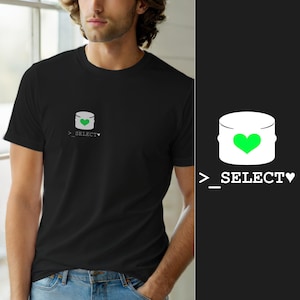 T-shirt « Query Me Softly » / Développeur SQL / Logo minimaliste de hacker / Codeur de bases de données