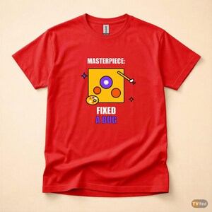 T-shirt med humor för konstnär/programmerare/utvecklare för Commit Message bild 5