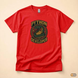 Camiseta para desarrolladores/programadores de Python / Regalo ideal para ingenieros de software imagen 5