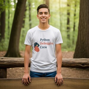 Camiseta da Equipe de Depuração Python / Camiseta para Desenvolvedores Python / Camiseta para Programadores Python / Presente para Pythonistas / Camiseta para Programadores Python imagem 12
