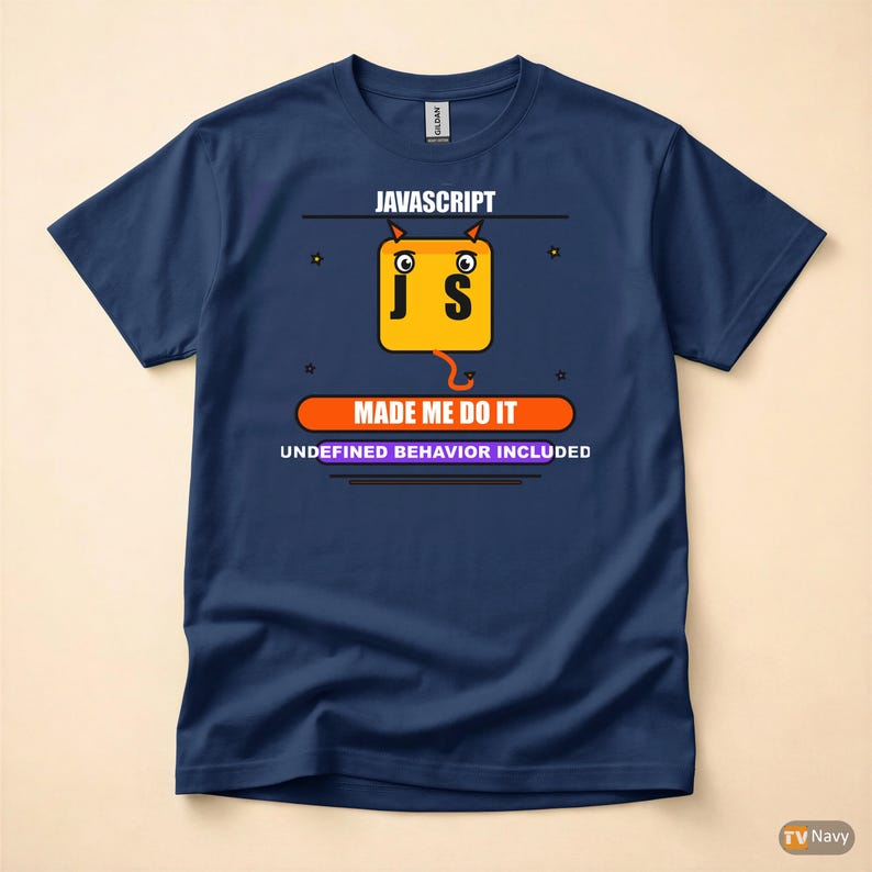 Camiseta "JavaScript Me Obrigou a Fazer Isso" / Desenvolvedor Web / Programador imagem 4