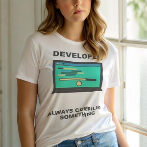 Moda para desarrolladores / Humor sobre programación / Estilo de vida de programador / Camiseta de ingeniero de software imagen 6