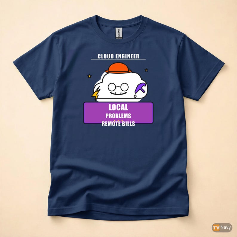 Cloud Engineer Cartoon / DevOps Developer / IT Humor T-Shirt image 4